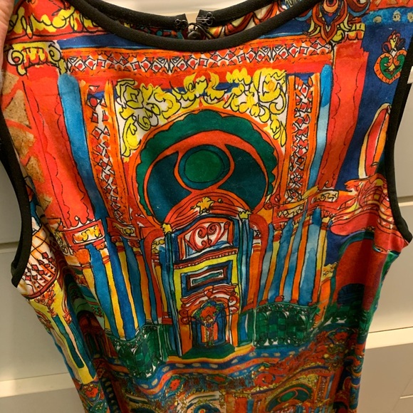 Alice and Olivia multicolored shift dress size 0 - Picture 3 of 5